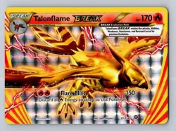 Talonflame Break 21/114 Rare BREAK XY- Steam Siege NM/LP Pokemon TCG - Image 1