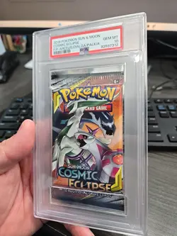 PSA 10 Pokemon Sun & Moon Cosmic Eclipse Booster Pack - Arceus/Dialga/Palkia - Image 3