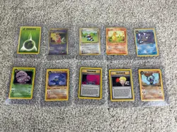 Lot of 10 Vintage 1999-2000 Wizards Nintendo Pokemon TCG Team Rocket Set - Image 1