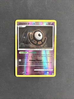 Pokemon TCG Unown U Legends Awakened 78/146 Reverse Holo Uncommon - LP - Image 1