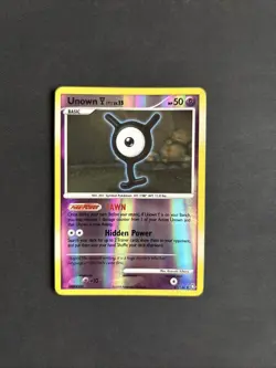 Pokemon TCG Unown (Y) Legends Awakened 81/146 Reverse Holo Uncommon 2008 - LP - Image 1