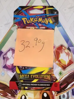 (VERY HEAVY) 32.90g Pokemon TCG Mega Evolution Sleeved Booster Pack (SEALED)✅ - Image 2