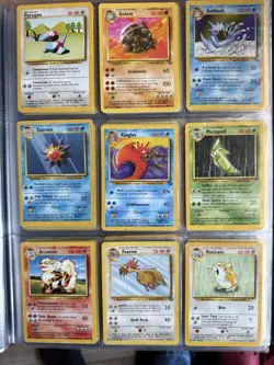 Vintage Pokemon Card Binder Collection Lot Of 90 Charizard Rayquaza Eeveelution - Image 3