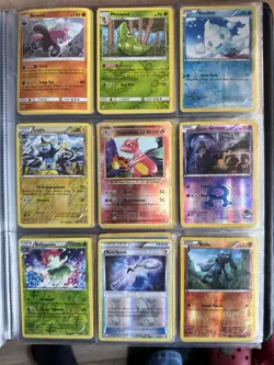 Vintage Pokemon Card Binder Collection Lot Of 90 Charizard Rayquaza Eeveelution - Image 4