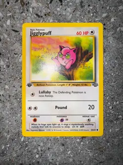 Pokemon TCG Cards 1st Edition Jigglypuff 54/64 Jungle - Image 3