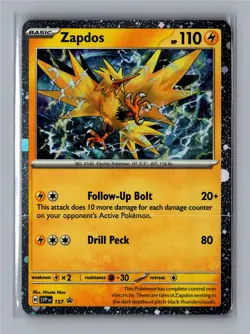 Pokemon Card - Zapdos SVP 157 Promo - Surging Sparks - Image 1