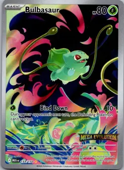 Bulbasaur - (Mega Evolution Stamped) Illustration Rare Miscellaneous Cards & Pr - Image 1
