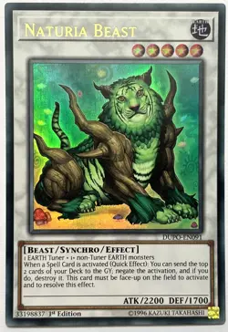 DUPO-EN091 Naturia Beast - Ultra Rare 1st Edition Near Mint YuGiOh Card - Image 1