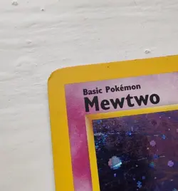 Pokemon Card: Mewtwo 10/130 Holo Rare - Base Set 2 - WOTC 2000 (MP) - Image 3