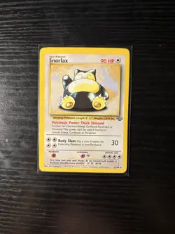 Snorlax - 27/64 - Rare Non-Holo WOTC TCG—Jungle Pokemon Card - Image 1