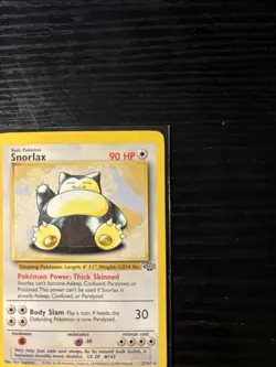 Snorlax - 27/64 - Rare Non-Holo WOTC TCG—Jungle Pokemon Card - Image 2