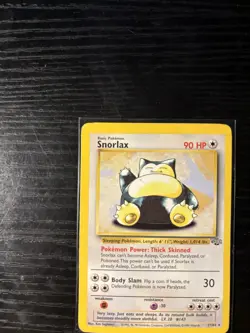 Snorlax - 27/64 - Rare Non-Holo WOTC TCG—Jungle Pokemon Card - Image 3