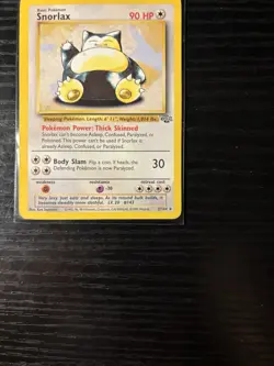 Snorlax - 27/64 - Rare Non-Holo WOTC TCG—Jungle Pokemon Card - Image 5