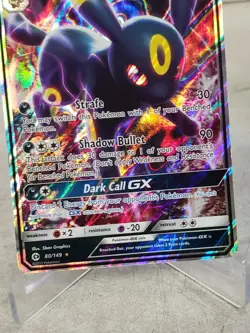 Pokemon TCG Umbreon GX 80/149 Ultra Rare Sun & Moon Base Set Card - Image 2