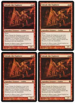 Tuktuk the Explorer x4 4x 2010 Rise of the Eldrazi PLAYSET Creature MTG NM AZ1 - Image 1
