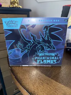 Pokemon TCG Mega Evolution Phantasmal Flames Elite Trainer Box ETB - Image 2