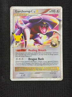 Garchomp C LV.X 145/147 Celebrations: Classic Collection Pokemon NM - Image 1