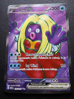Pokemon Jynx ex Ultra Rare Holo EX Sv: Scarlet & Violet 151 191/165 Psychic - Image 1