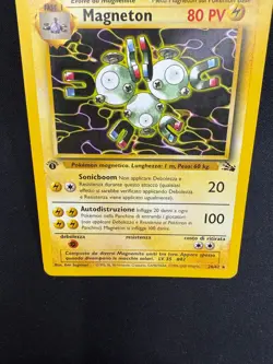 Pokemon Magneton 26/62 Fossil Rara Prima Edizione Wizards ITA Carte Vintage - Image 3