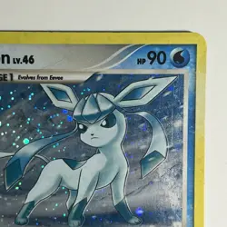 Pokemon TCG Glaceon 020/100 DP Majestic Dawn Deck Exclusives Holo Rare SWIRL HP - Image 3