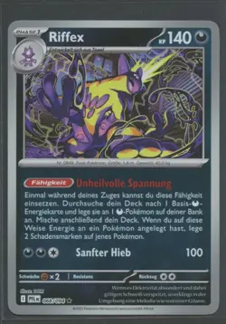 Riffex Rare Reverse Holo | Fatale Flammen 068/094 PFL | Pokemon Karte Deutsch NM - Image 1