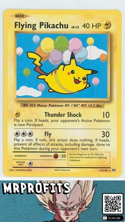 Flying Pikachu 110/108 Regular Secret Rare - XY Evolutions - Pokemon TCG -LP - Image 1