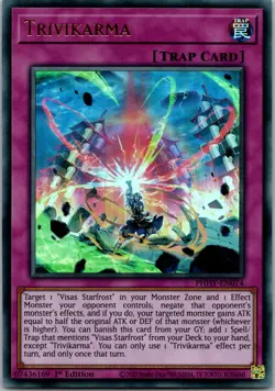 Yugioh Trivikarma PHHY-EN074 1st Edition Ultra Rare NM - Image 1