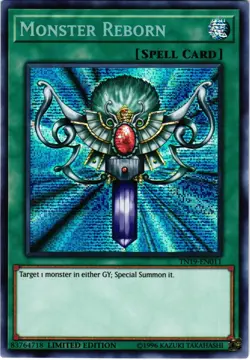 Yugioh Monster Reborn TN19-EN011 Secret Rare Limited Edition NM - Image 1