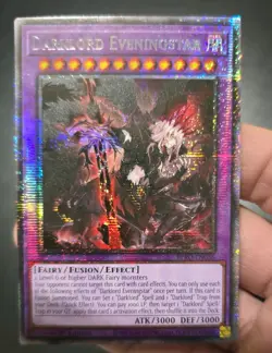 Yugioh Darklord Eveningstar BPRO-EN036 Secret Starlight Prismatic Rare NM - Image 1