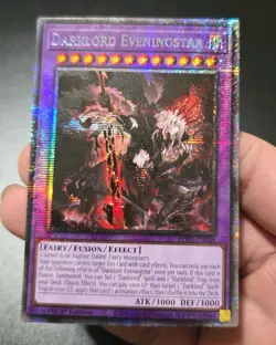 Yugioh Darklord Eveningstar BPRO-EN036 Secret Starlight Prismatic Rare NM - Image 2