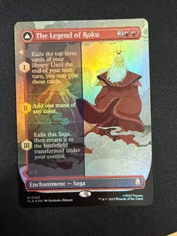 The Legend of Roku (BORDERLESS FOIL) - Avatar (MTG) NM - Image 1