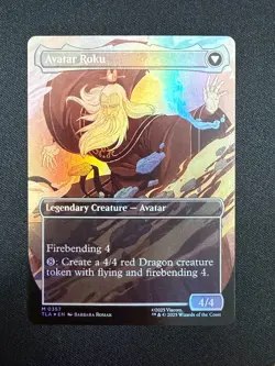 The Legend of Roku (BORDERLESS FOIL) - Avatar (MTG) NM - Image 2