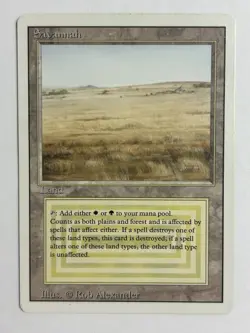 Savannah • Revised • Vintage MTG Dual Land Reserved List LP - Image 1