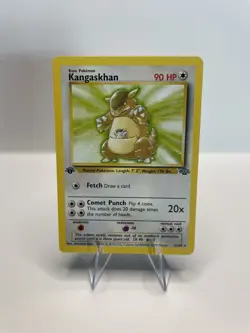 Pokemon TCG Kangaskhan 1st Edition Jungle Card 21/64 - Image 1