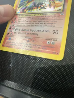 Pokemon TCG Ho-Oh Neo Revelation Holo Card 7/64 Komiya Masago Damaged Vintage - Image 4