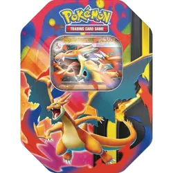 Pokemon Mega Charizard Y EX Deck Tin Trading Card Game (PROMO AND TIN ONLY) - Image 1