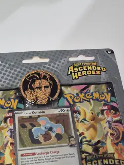 Pokemon Ascended Heroes Larry Erika 2 Pack Blister Bundle Sealed SHIPS TODAY - Image 5