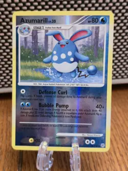 Pokemon TCG - Azumarill 18/130 - Rare Reverse Holo - Diamond & Pearl - Image 1