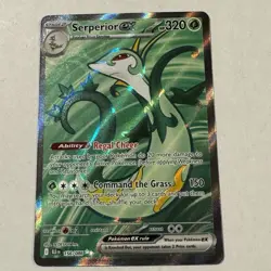 Serperior EX 156/086 Pokemon Black Bolt & White Flare Holo Rare NM/M 🌟⭐🌟 - Image 1