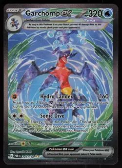 Garchomp ex 245/182 Special Illustration Rare Paradox Rift Pokemon - Image 1