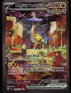Raging Bolt ex 208/162 Special Illustration Rare Temporal Forces Pokemon - Image 1