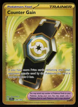 Counter Gain 249/191 Hyper Rare Surging Sparks Pokemon - Image 1