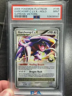 Pokemon Garchomp C LV.X Supreme Victors Holo Ultra Rare PSA 9 Mint - Image 2