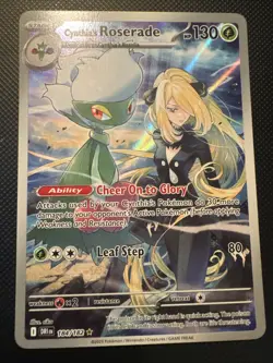 Pokemon TCG Cynthia's Roserade 184/182 Destined Rivals NM *FREE SHIPPING - Image 2