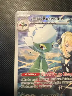Pokemon TCG Cynthia's Roserade 184/182 Destined Rivals NM *FREE SHIPPING - Image 3