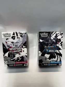 Pokemon Black Bolt & White Flare Booster Bundle Set of 2 Sealed - Image 2