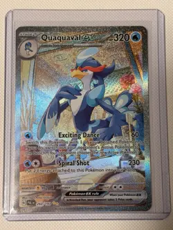 Quaquaval ex 260/193 (Special Illustration Rare) Paldea Evolved Near Mint - Image 1