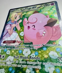 Pokemon TCG Lillie’s Clefairy ex 184/159 – Ultra Rare – NM/M – English - Image 1