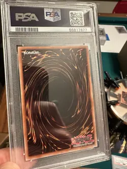 2017 Yu-Gi-Oh! Blue-Eyes White Dragon (Gold Secret Rare) MVP1 1st Edition PSA 9 - Image 2