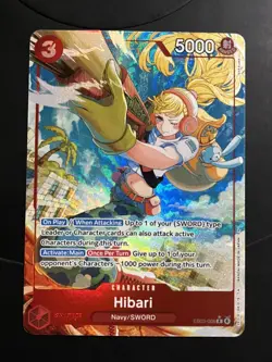 ONE PIECE - HIBARI - EB03-008 - ALT ART RARE - ENGLISH - EB03 - BRAND NEW - Image 1